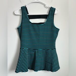 Maurices Striped Sleeveless Top Size Medium